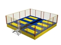 Picture of 8-bed stationary Trampoline (construction,foams,nets)